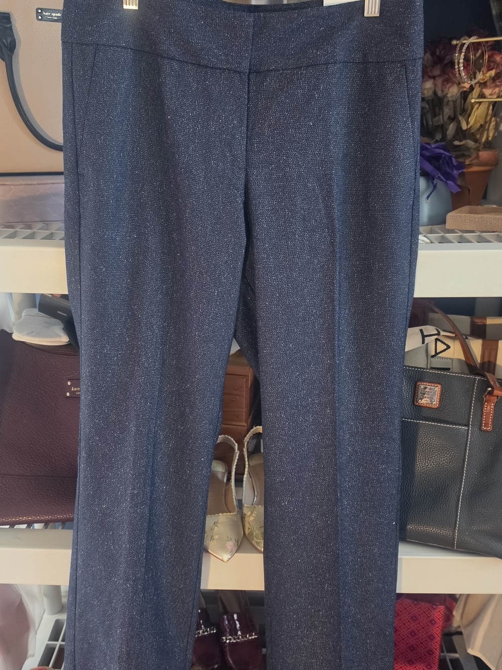 NWT Ann Taylor Factory Navy Dress Trousers